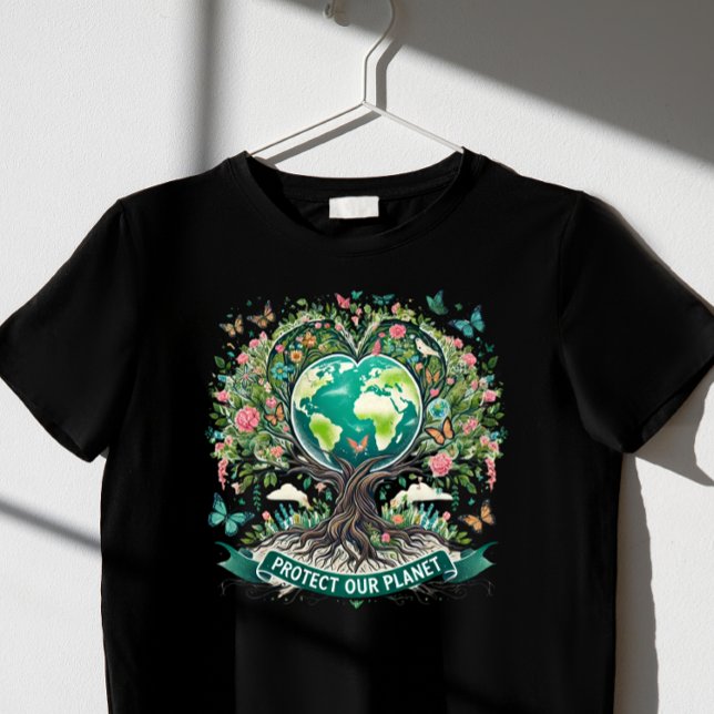 Camiseta proteger sobre el planeta el Día de la Tierra (Subido por el creador)