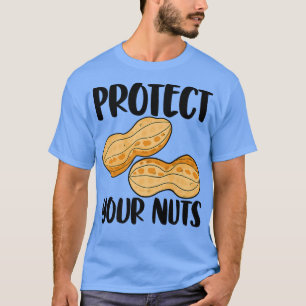 Camiseta Proteger tu nuez, revelación de género divertida