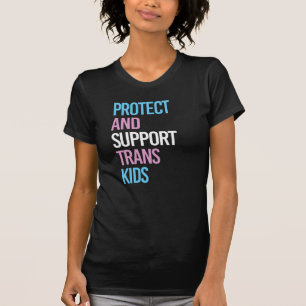 Camiseta Proteger y Apoyar a los Niños Trans