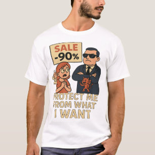 Camiseta Protegerme de lo que quiero