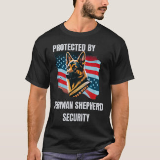 Camiseta Protegida Por Pastor Alemán Leal