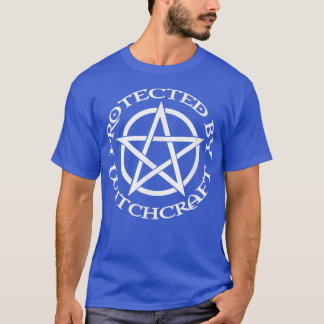 Camiseta Protegido Por La Brujería Wiccan Pagan Halloween C