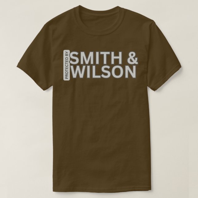Camiseta Protegido por Smith Wilson (Diseño del anverso)