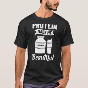 Camiseta Protein Shakes Polvo Whey Bebe Snacks Vegan Foo
