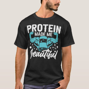 Camiseta Protein Shakes Polvo Whey Bebe Snacks Vegan Foo