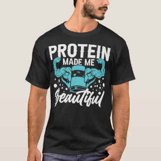 Camiseta Protein Shakes Polvo Whey Bebe Snacks Vegan Foo