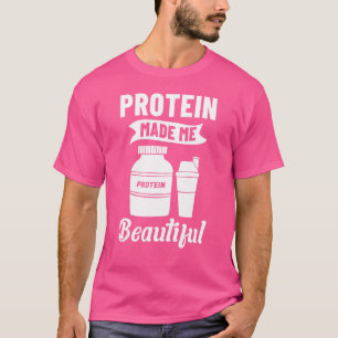 Camiseta Protein Shakes Polvo Whey Bebe Snacks Vegan Foo
