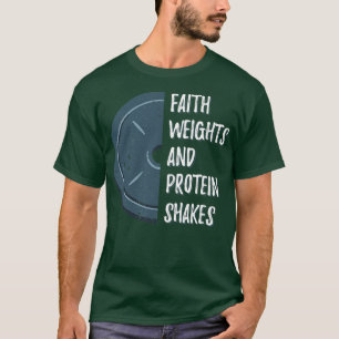 Camiseta Proteína de Levantamiento de Peso Agitación Fitnes