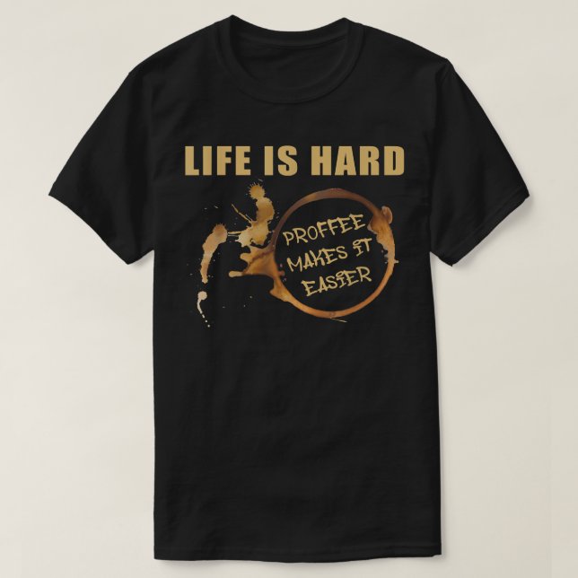 Camiseta Proteína Proffee Y Café238 (Diseño del anverso)