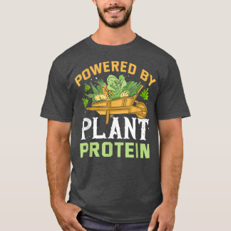 Camiseta Proteína vegetal Meme Vegan Plant Powered