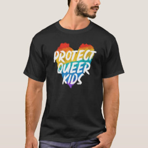 Camiseta Proteja el mes del orgullo arcoiris de los niños h