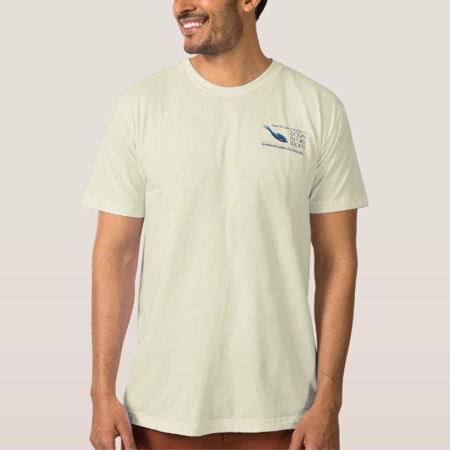 Camiseta "Proteja el océano y usted se protege " (Anverso)