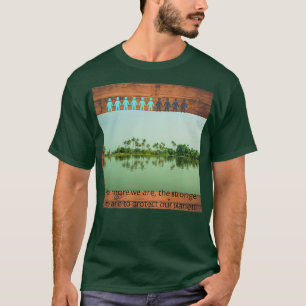 Camiseta Proteja la tierra de la contaminación letx27 sea h