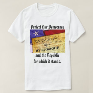 Camiseta Proteja nuestra democracia y la república