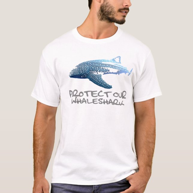 Camiseta Proteja nuestro WhaleShark (Anverso)