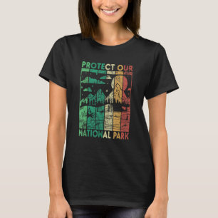 Camiseta Proteja Nuestros Parques Nacionales Naturaleza Árb