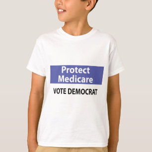 Camiseta Proteja Seguro de enfermedad: ¡Vote a Demócrata!