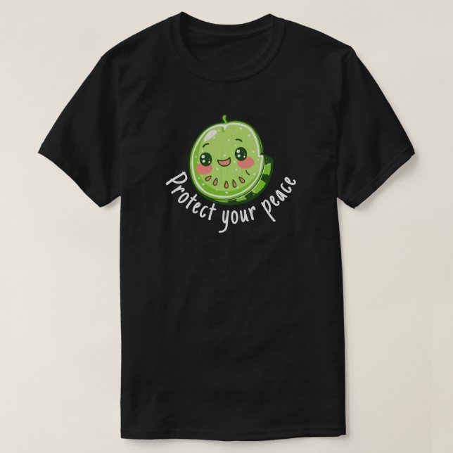 Camiseta Proteja su paz (Diseño del anverso)