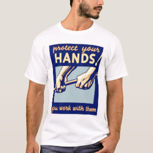 Camiseta Proteja sus manos WPA 1936