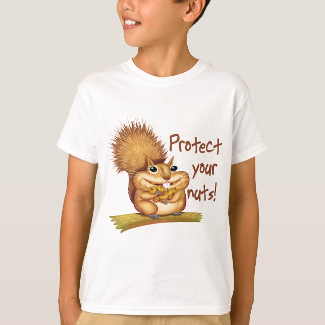Camiseta Proteja sus nueces (Anverso)
