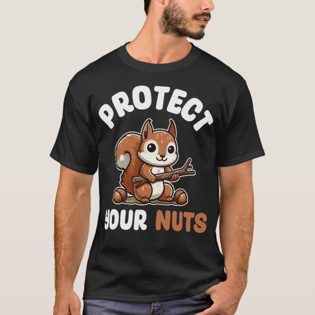 Camiseta Proteja sus nueces (Anverso)