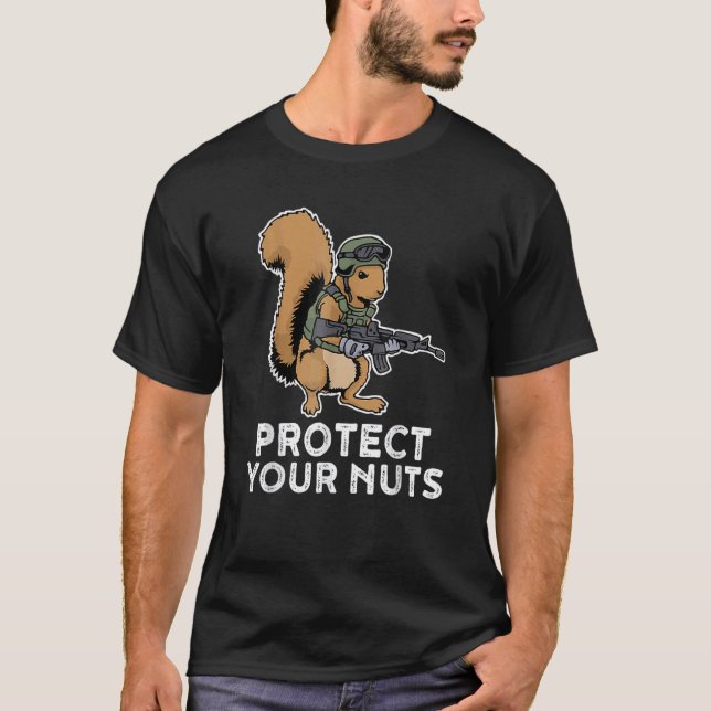 Camiseta Proteja sus nueces (Anverso)