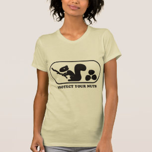 Camiseta Proteja sus nueces - chica ido
