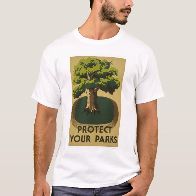 Camiseta Proteja sus parques WPA 1938 (Anverso)