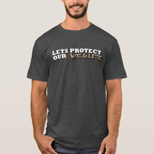 Camiseta Protejamos a nuestros peatones elefantes salvajes