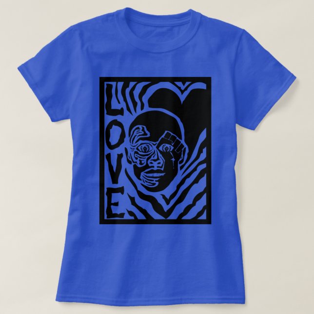 Camiseta protesta con amor a T-Shirt (Diseño del anverso)