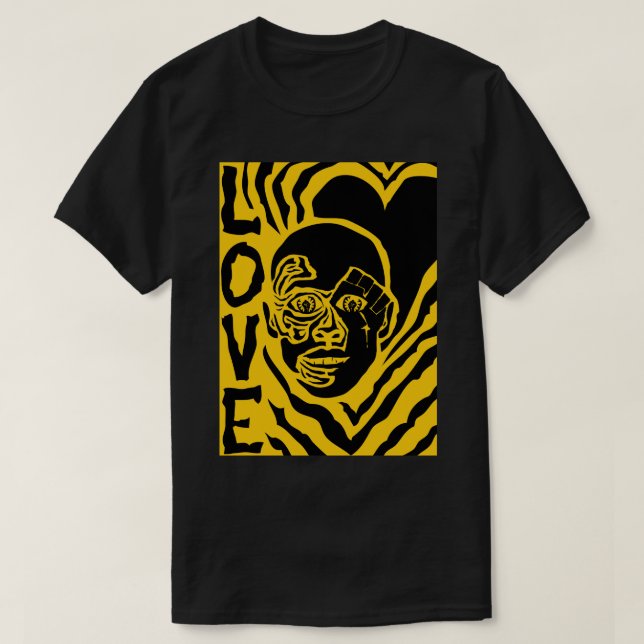 Camiseta protesta con amor a T-Shirt (Diseño del anverso)