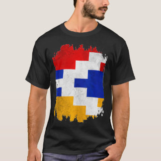 Camiseta Protesta con la bandera de Artsakh Armenia