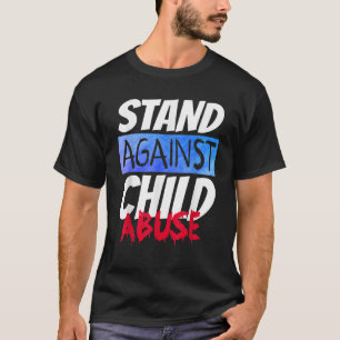Camiseta Protesta contra el abuso infantil Concienciación C