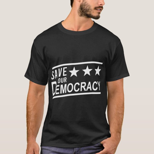 Camiseta Protesta contra el triunfo de nuestra democracia (Anverso)
