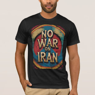 Camiseta Protesta contra la guerra por la paz "Sin guerra c