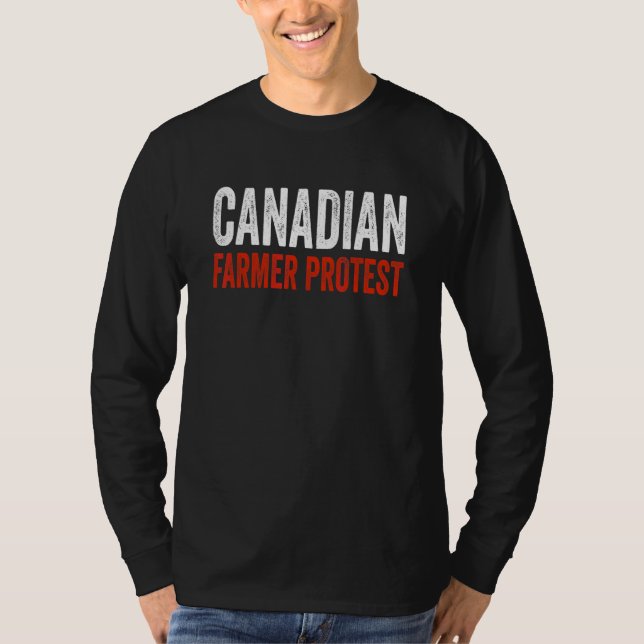 Camiseta Protesta de agricultores canadienses (Anverso)