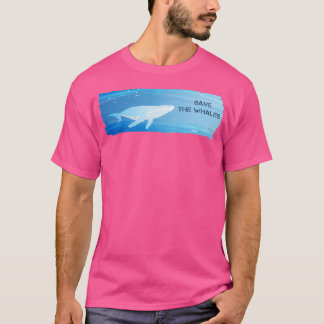Camiseta Protesta De Caza De Ballenas Salvemos A Las Ballen