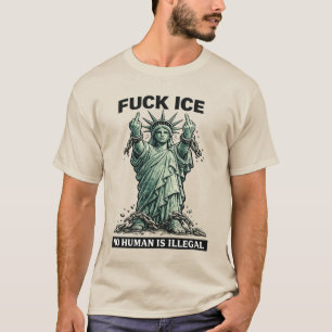 Camiseta Protesta de la Estatua de la Libertad • Ningún Ser