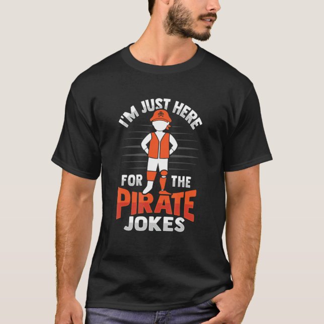 Camiseta Protesta de la pierna de Chiste amputada pirata po (Anverso)