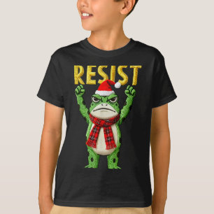 Camiseta Protesta de rana de Portland Mujeres Rana No Reyes