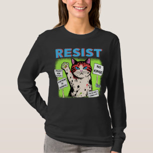 Camiseta Protesta de Resistencia Gato 2025