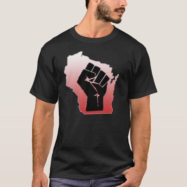 Camiseta Protesta de Wisconsin (Anverso)