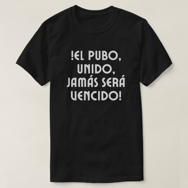 Camiseta Protesta del ICE del idioma español (Diseño del anverso)