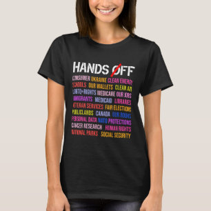 Camiseta Protesta "manos libres" Sábado 5 de abril Hombres 