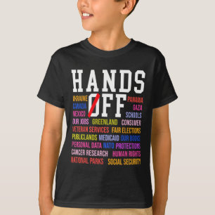 Camiseta Protesta "manos libres" Sábado 5 de abril Hombres 