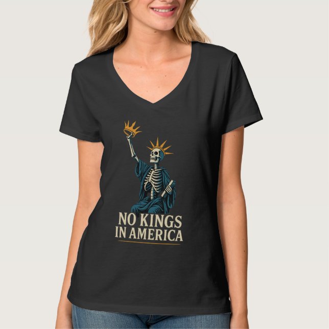 Camiseta Protesta No Kings en América (Anverso)