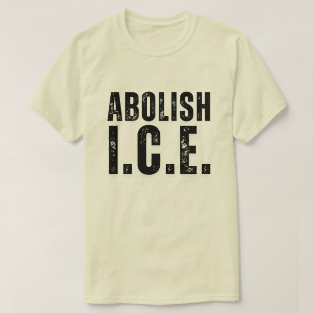 Camiseta Protesta para Abolir ICE (Diseño del anverso)