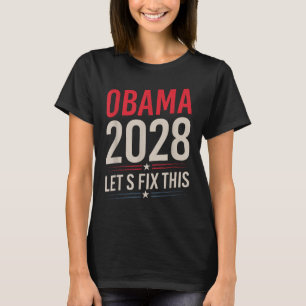 Camiseta Protesta política 2028 patriótica retro de Obama