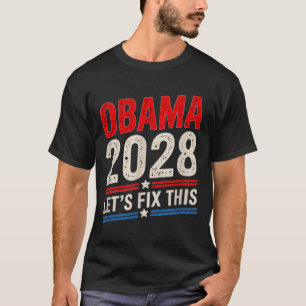 Camiseta Protesta política 2028 patriótica retro de Obama