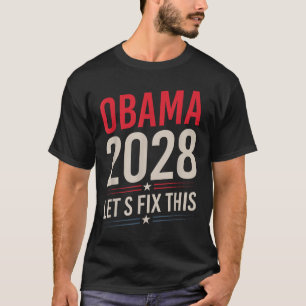 Camiseta Protesta política 2028 patriótica retro de Obama